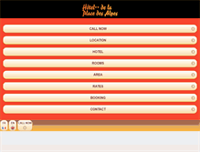 Tablet Screenshot of hotelplacedesalpes.com